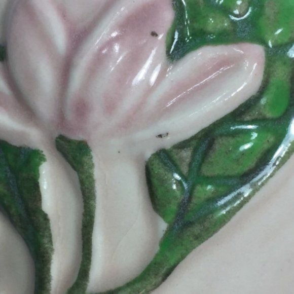 Hull Art Urn Style Vase Floral with Gold Accents - Picture 9 of 9